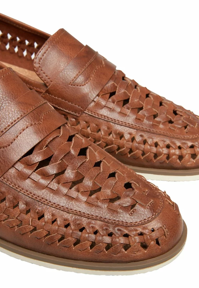 Next Herren WEAVE - Slipper - Tan 5 Next Herren WEAVE - Slipper - Tan – Bild 5