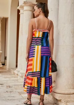 Next Damen STRAPPY DRESS - Freizeitkleid - Multi Stripe 5 Next Damen STRAPPY DRESS - Freizeitkleid - Multi Stripe -Next Großes Kaufhaus ac673566f1da4f108eca7ac435b9c9ac