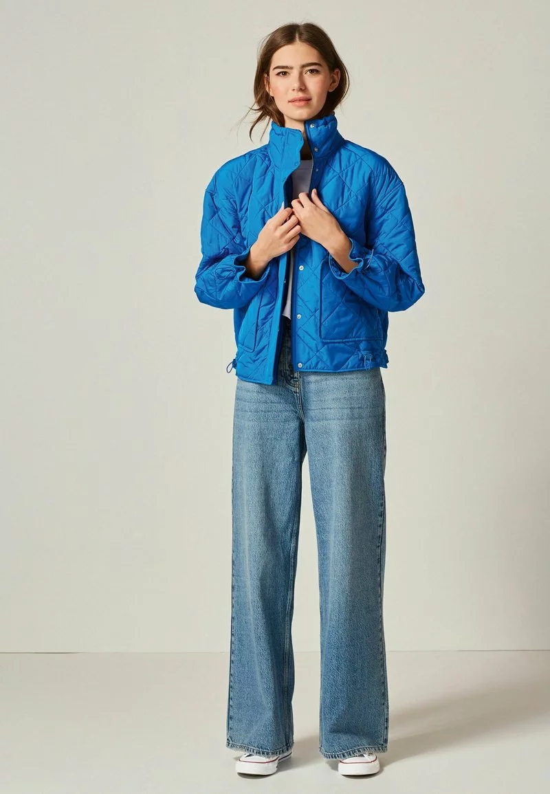 Next Damen QUILTED - Bomberjacke - Cobalt Blue 1 Next Damen QUILTED - Bomberjacke - Cobalt Blue