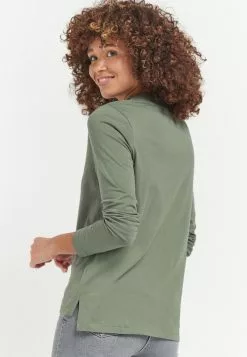 Next Damen HIGH NECK - Langarmshirt - Khaki -Next Großes Kaufhaus ad53d251b01b47a2bb208098cb27e35b
