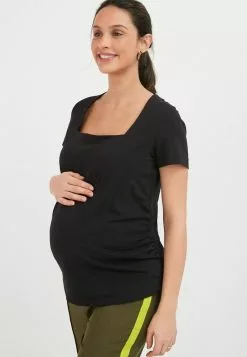 Next Damen MATERNITY - T-Shirt Basic - Black