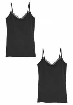 Next Damen 2 PACK TRIM - Top - Black 8 Next Damen 2 PACK TRIM - Top - Black -Next Großes Kaufhaus adaba4f9562d4c2e8b6bdf8b0cec0203