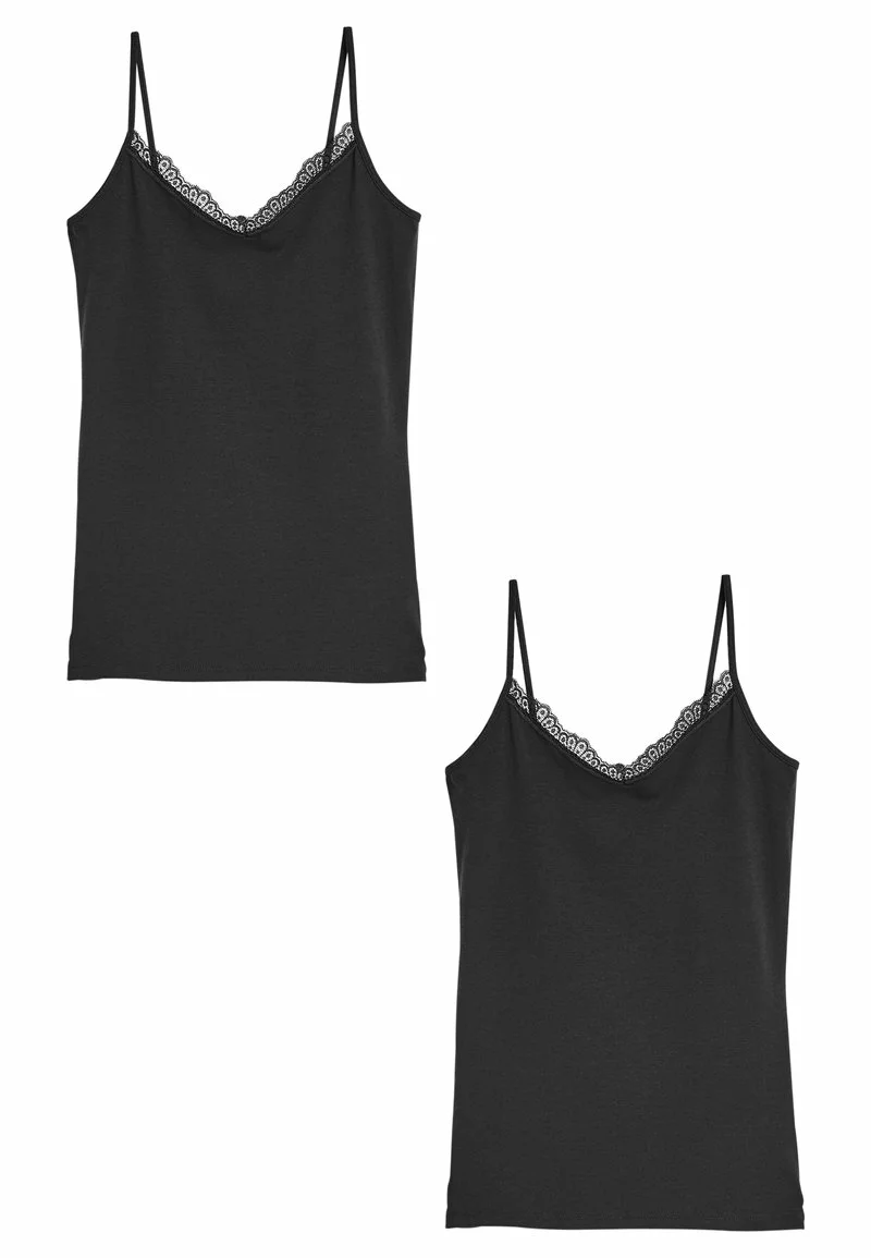 Next Damen 2 PACK TRIM - Top - Black 4 Next Damen 2 PACK TRIM - Top - Black – Bild 4