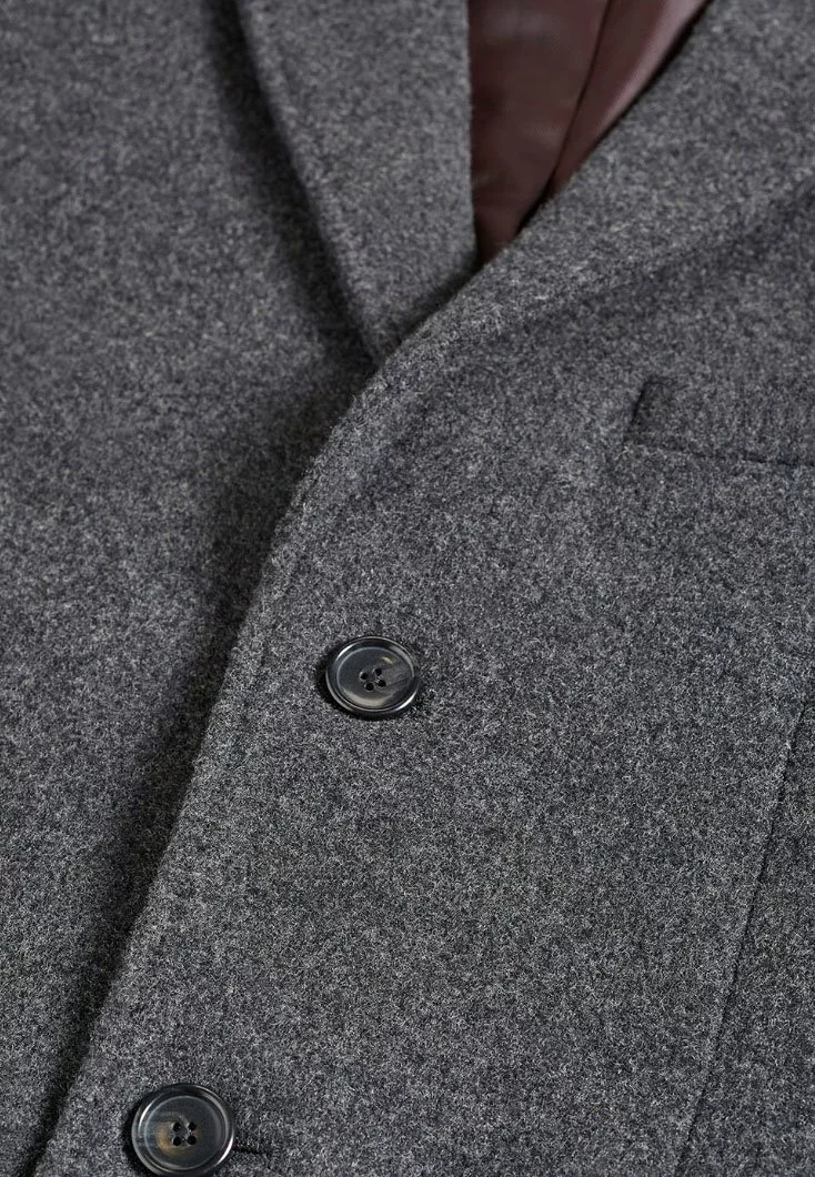 Next Herren SIGNATURE EPSOM - Klassischer Mantel - Charcoal 8 Next Herren SIGNATURE EPSOM - Klassischer Mantel - Charcoal – Bild 8