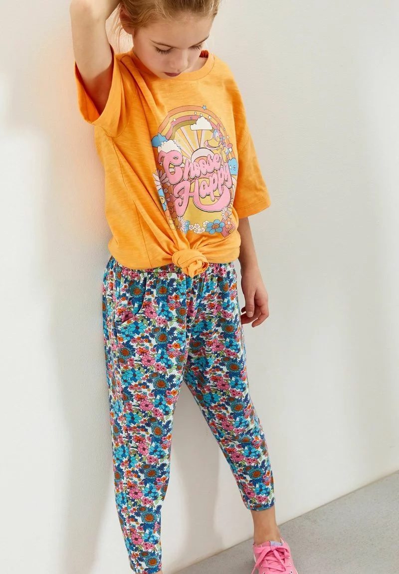 Next Kinder Stoffhose - Summer Floral Print 1 Next Kinder Stoffhose - Summer Floral Print