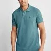 Next Herren NATURAL DYED - Poloshirt - Teal Blue