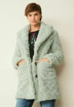 Next Damen TEDDY BORG - Wintermantel - Mint