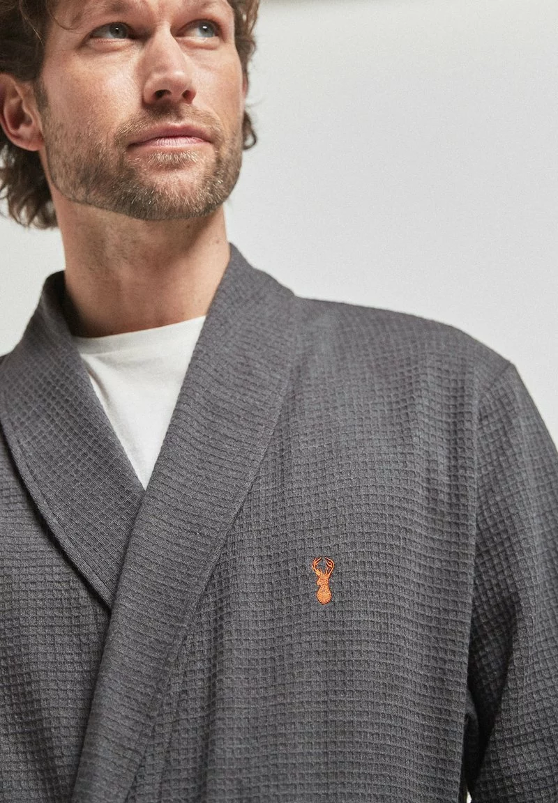 Next Herren Bademantel - Mottled Grey 4 Next Herren Bademantel - Mottled Grey – Bild 4