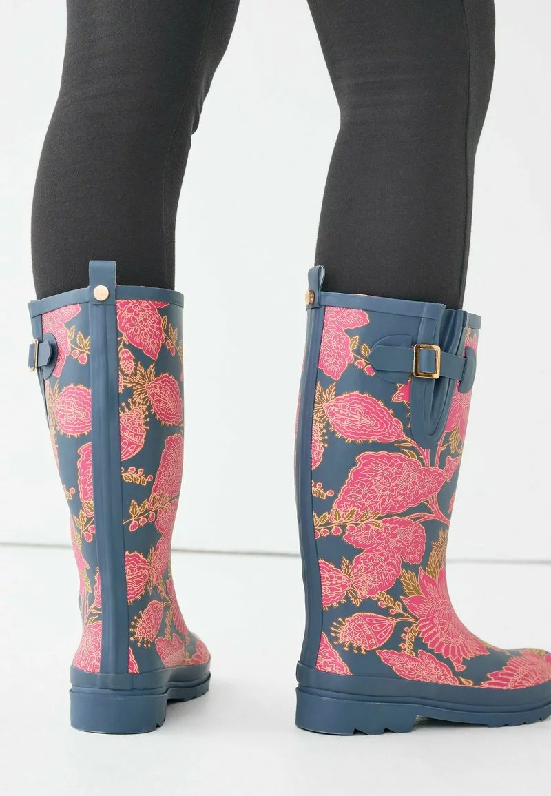 Next Damen Gummistiefel - Pink 2 Next Damen Gummistiefel - Pink – Bild 2