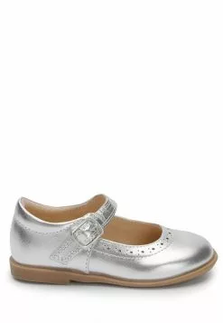 Next Kinder MARY JANE - Riemchenballerina - Silver-coloured