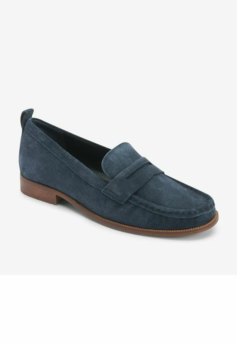 Next Damen MOCCASIN - Slipper - Navy Blue Suede 2 Next Damen MOCCASIN - Slipper - Navy Blue Suede – Bild 2