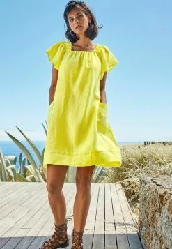 Next Damen Freizeitkleid - Lime Fluro Green