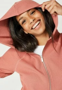 Next Damen WAFFLE - Sweatjacke - Rose Pink -Next Großes Kaufhaus b10c1fcb8b2942dda0fda3c92280af53