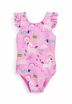 Next Kinder FRILL SLEEVED - Badeanzug - Pink