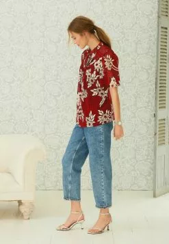 Next Damen TRIM FLUTTER SLEEVE - Bluse - Celia Birtwell Blue Moon Red 7 Next Damen TRIM FLUTTER SLEEVE - Bluse - Celia Birtwell Blue Moon Red -Next Großes Kaufhaus b19bbb7d1a08443a9f17b7f31493d8b7