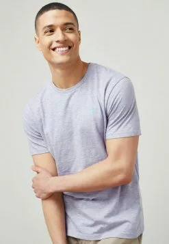 Next T-Shirt Print - Lilac Purple Marl | Herren