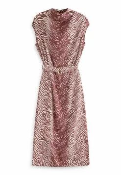 Next Damen NECK - Freizeitkleid - Brown Zebra