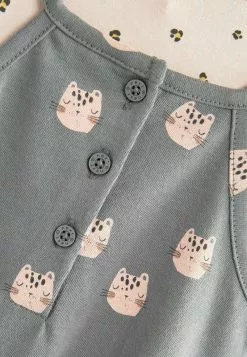 Next Kinder SET - Body - Charcoal Grey Pink Cat -Next Großes Kaufhaus b2c023eed1444eccae96384fbe4a4525