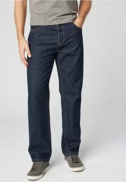 Next Herren Jeans Straight Leg - Blue
