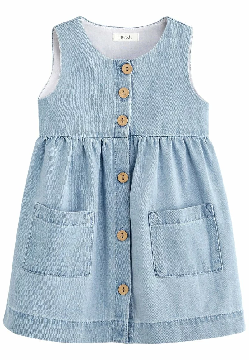 Next Kinder SLEEVELESS - Freizeitkleid - Blue Denim 3 Next Kinder SLEEVELESS - Freizeitkleid - Blue Denim – Bild 3
