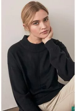 Next Damen LONG COSY - Strickpullover - Black 8 Next Damen LONG COSY - Strickpullover - Black -Next Großes Kaufhaus b2fabd555aaf4766a3487cf3118275f3