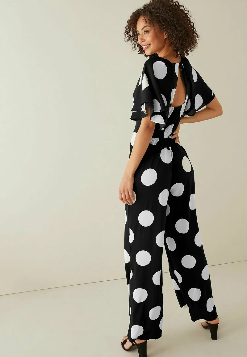 Next Damen FLUTE SLEEVE - Jumpsuit - Black 2 Next Damen FLUTE SLEEVE - Jumpsuit - Black – Bild 2