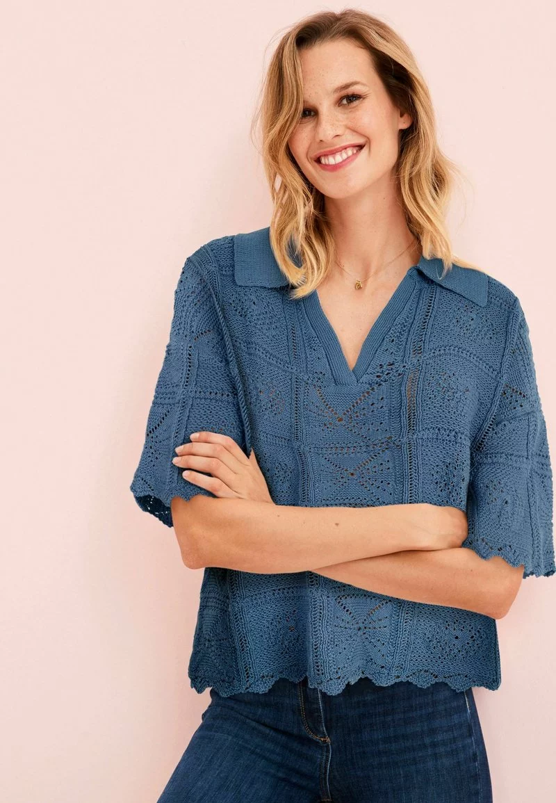 Next Damen T-Shirt Print - Blue 1 Next Damen T-Shirt Print - Blue