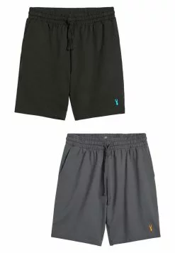 Next Herren 2 PACK LIGHTWEIGHT SHORTS - Shorts - Black