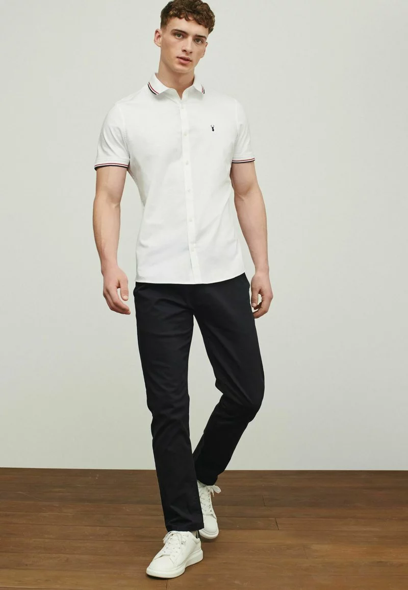 Next STRETCH OXFORD TIPPED COLLAR SHORT SLEEVE - Hemd - White | Herren 3 Next STRETCH OXFORD TIPPED COLLAR SHORT SLEEVE - Hemd - White | Herren – Bild 3