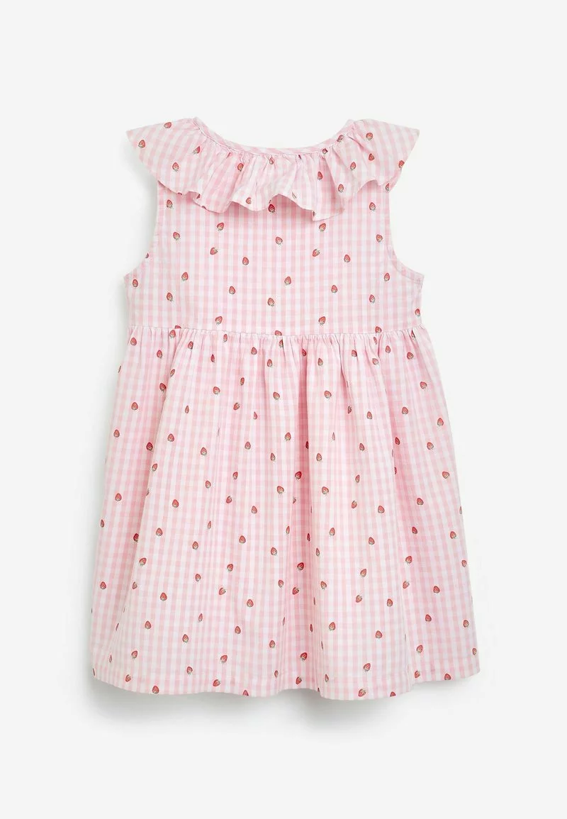 Next Kinder SLEEVELESS FRILL - Freizeitkleid - Red 2 Next Kinder SLEEVELESS FRILL - Freizeitkleid - Red – Bild 2