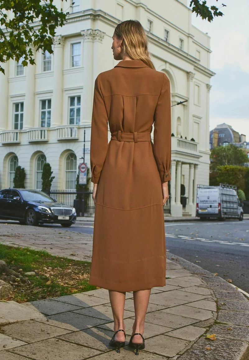 Next Damen SELF - Blusenkleid - Camel Neutral 2 Next Damen SELF - Blusenkleid - Camel Neutral – Bild 2