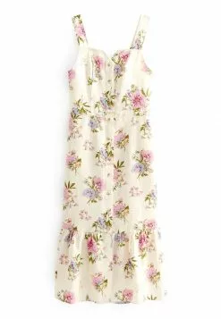 Next Damen BLEND TIERED - Freizeitkleid - Ecru White Floral -Next Großes Kaufhaus b4b126d0fe6c47fdacfba3f5fd76d727