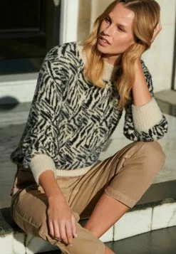 Next Damen FEATHER - Strickpullover - Black