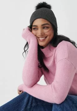 Next Damen SPARKLE METALLISED POM - Mütze - Black