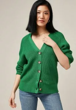 Next Damen Strickjacke - Green