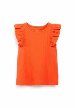 Next Kinder FRILL - T-Shirt Print - Orange -Next Großes Kaufhaus b54e2b2a850b4f0faeb2064b1e6e8176
