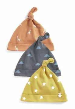 Next Kinder 3 PACK - Mütze - Orange