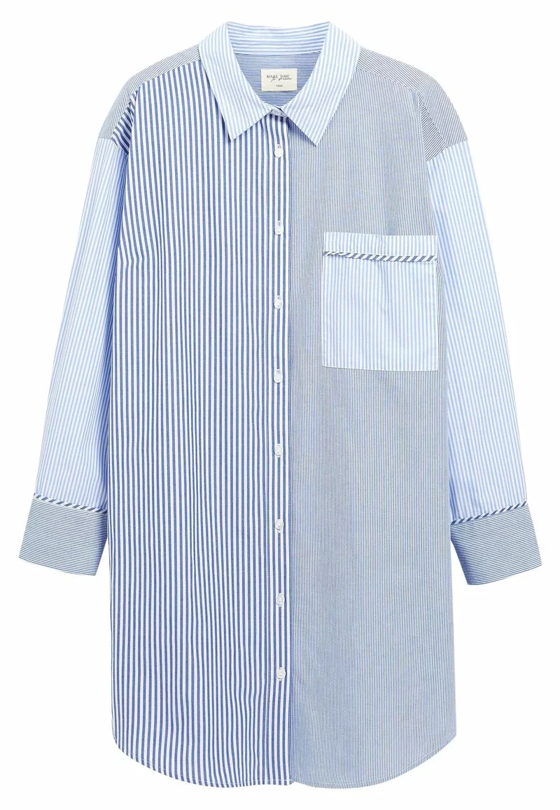 Next Damen Nachtwäsche Shirt - Blue White Stripe 1 Next Damen Nachtwäsche Shirt - Blue White Stripe