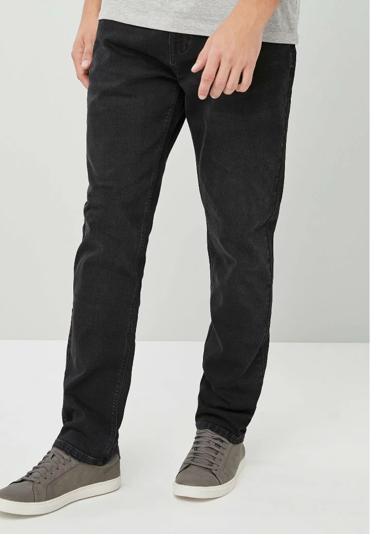 Next Herren Jeans Straight Leg - Black 1 Next Herren Jeans Straight Leg - Black