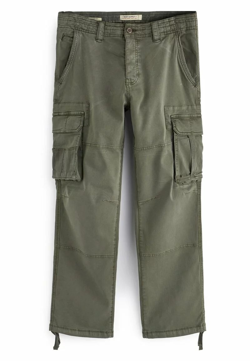 Next Herren AUTHENTIC BLEND - Cargohose - Khaki Green 5 Next Herren AUTHENTIC BLEND - Cargohose - Khaki Green – Bild 5
