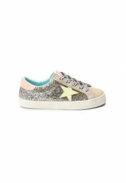 Next Kinder STAR LACE-UP - Sneaker Low - Multi Gold Glitter