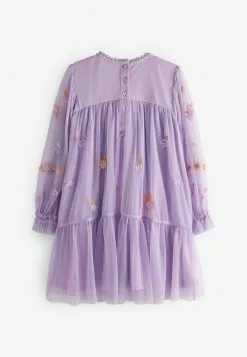 Next Kinder EMBROIDERED - Freizeitkleid - Lilac Purple -Next Großes Kaufhaus b7a0f68f23474459aa801b21e9fab4da