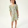 Next SHIRRED - Freizeitkleid - Green | Kinder