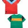 Next Kinder 2 PACK COLOURBLOCK - T-Shirt Print - Green