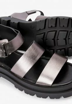 Next Damen CHUNKY THREE STRAP BUCKLE - Plateausandalette - Grey 9 Next Damen CHUNKY THREE STRAP BUCKLE - Plateausandalette - Grey -Next Großes Kaufhaus b983eb370d1d43259c41929ecbe8a817