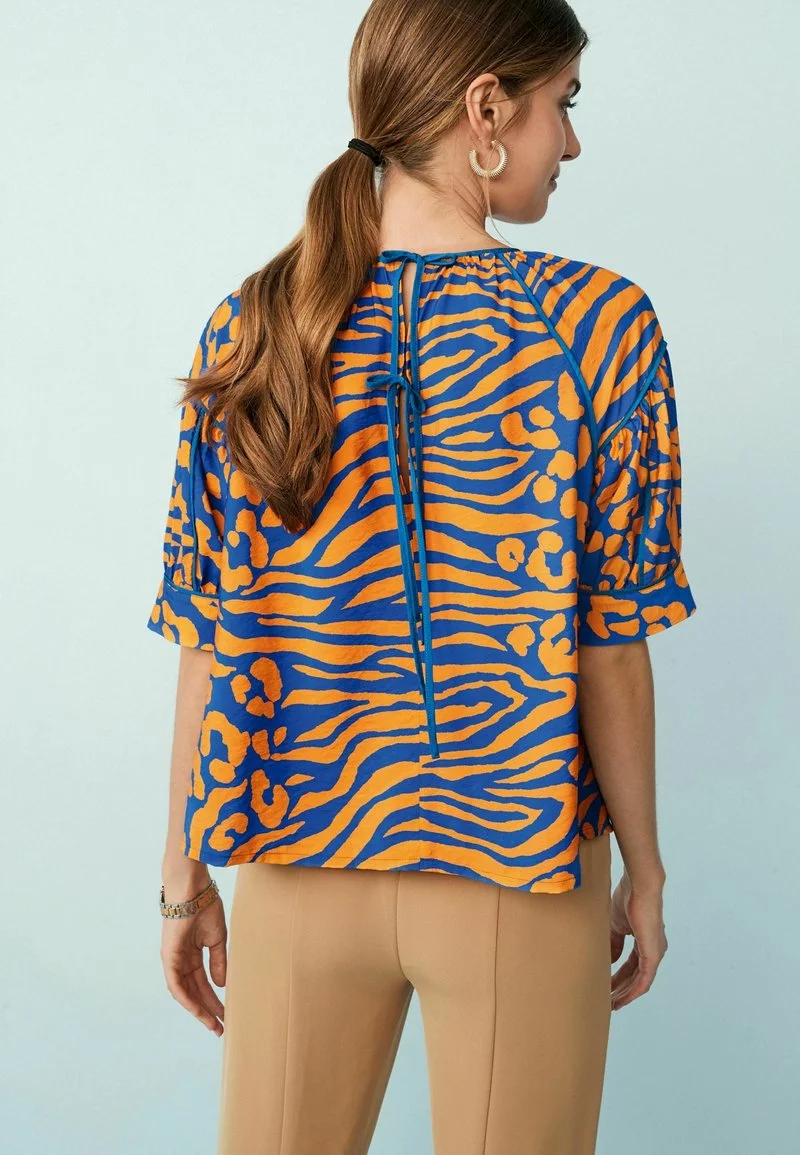 Next Damen HALF SLEEVE - Bluse - Blue 3 Next Damen HALF SLEEVE - Bluse - Blue – Bild 3