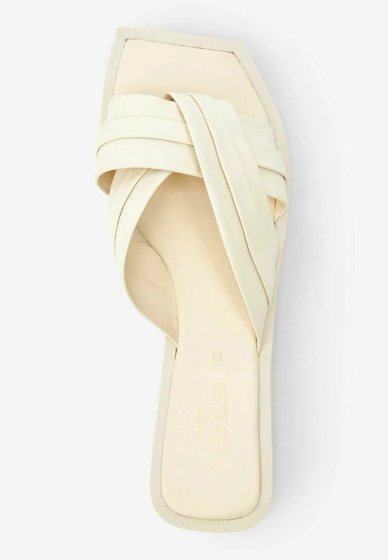 Next Damen Pantolette Flach - White 3 Next Damen Pantolette Flach - White – Bild 3