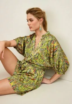 Next BELTED - Shorts - Green Paisley | Damen -Next Großes Kaufhaus bb2bc0bf27b04dd79db7c2ea2d4f0f46