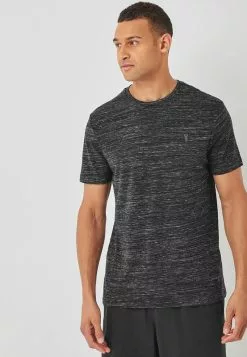 Next Herren REGULAR FIT STAG - T-Shirt Basic - Black