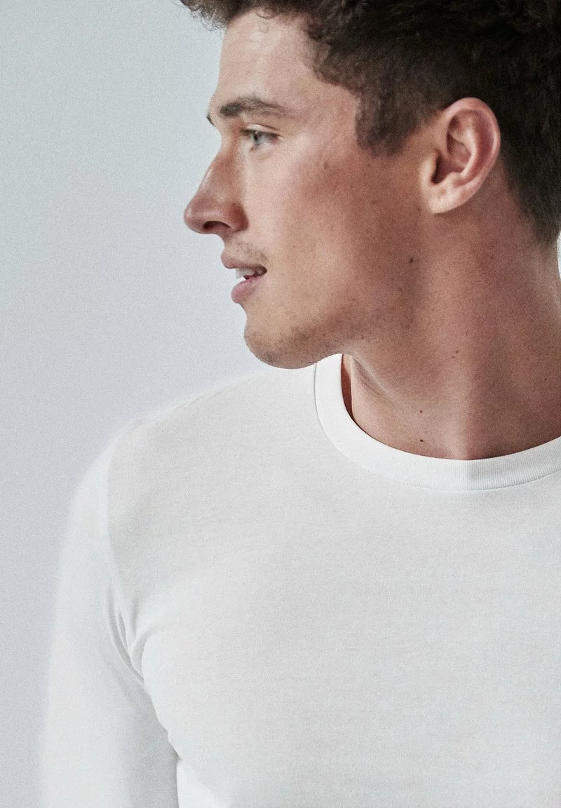Next Herren Langarmshirt - White 3 Next Herren Langarmshirt - White – Bild 3
